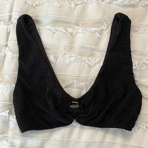 Black crop top